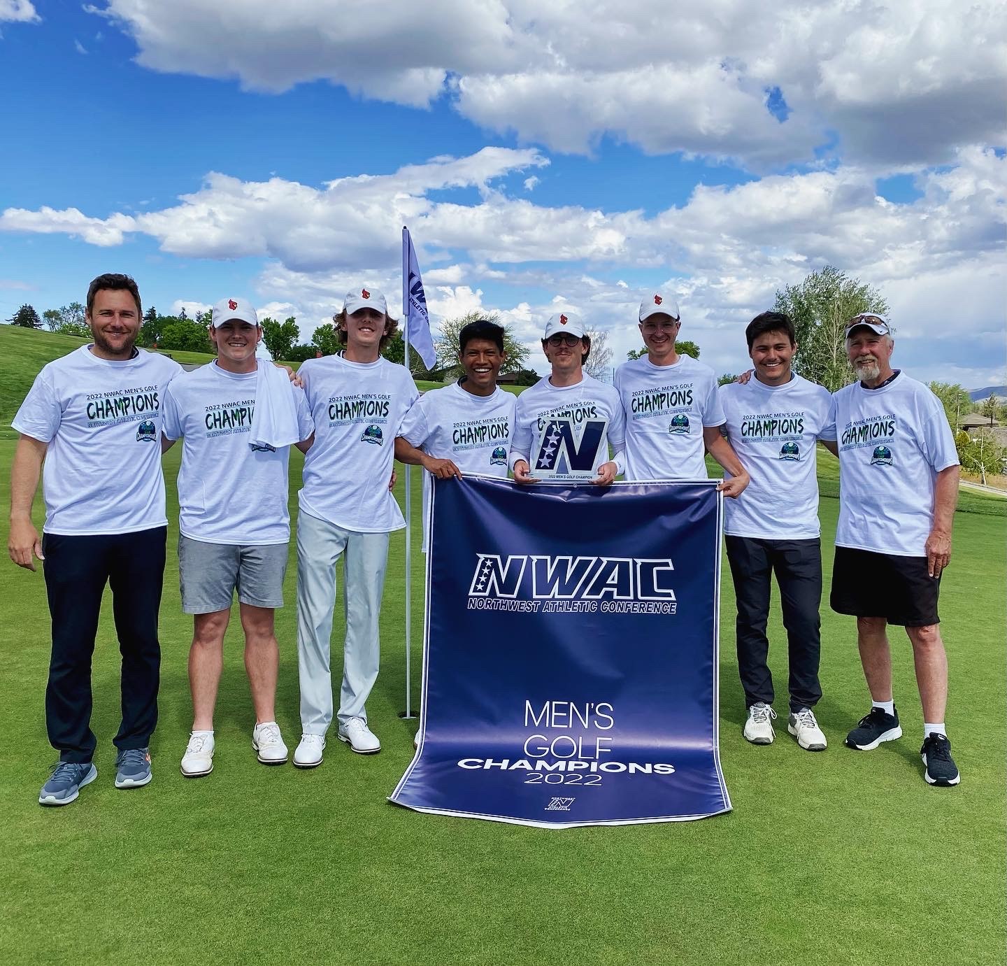 NIC men's golf are the NWAC champions