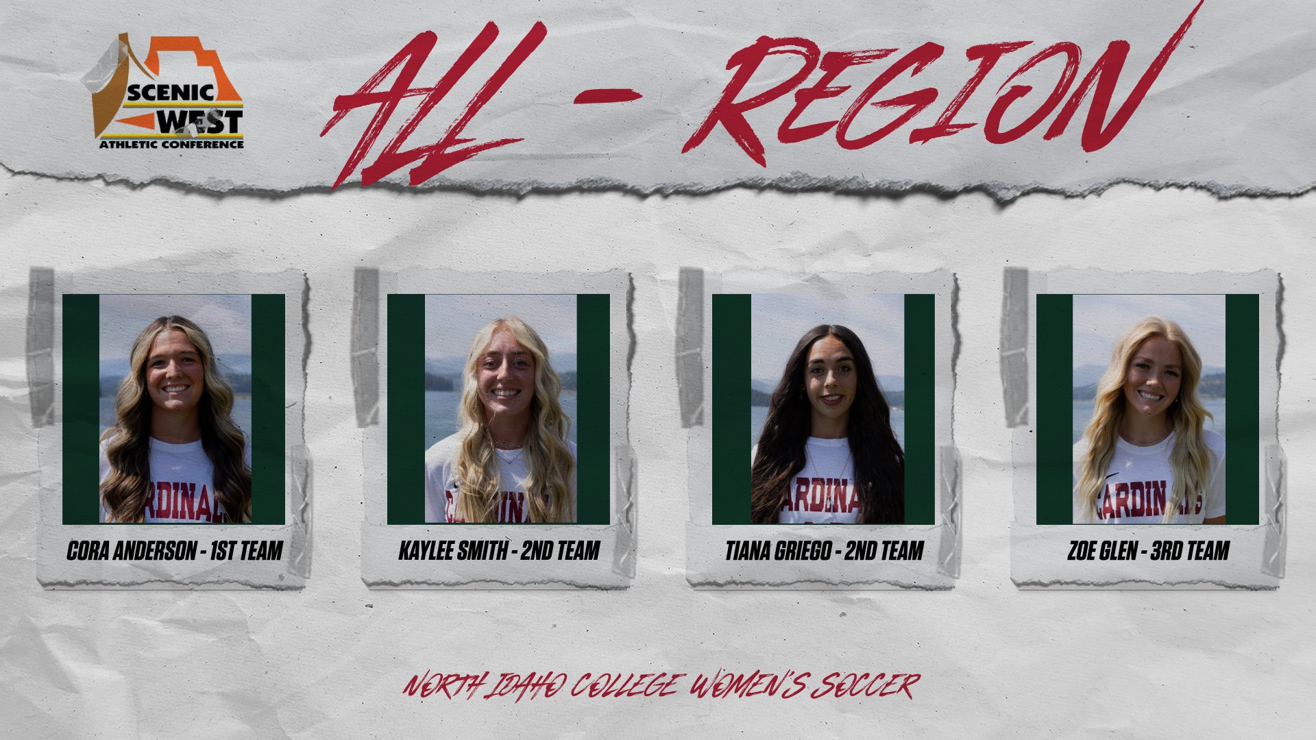 Women's soccer All-Region selections