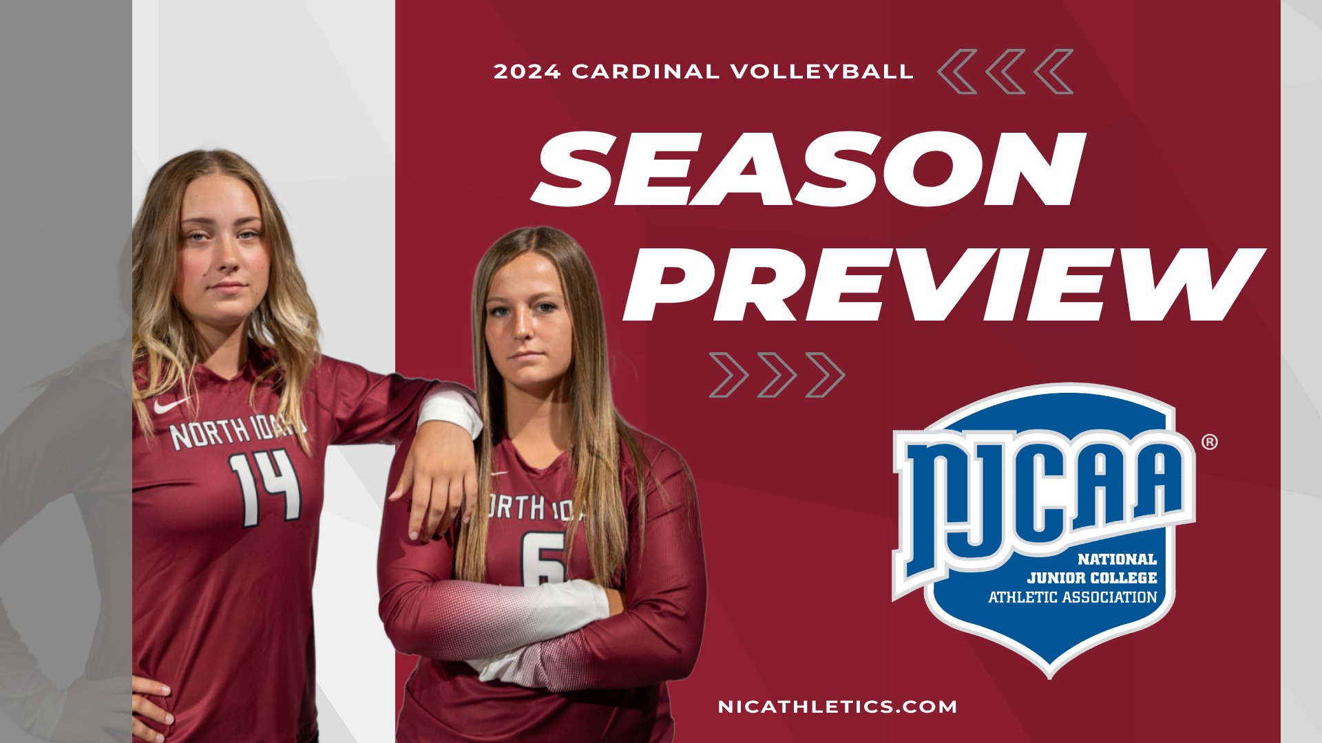 NIC volleyball season preview graphic